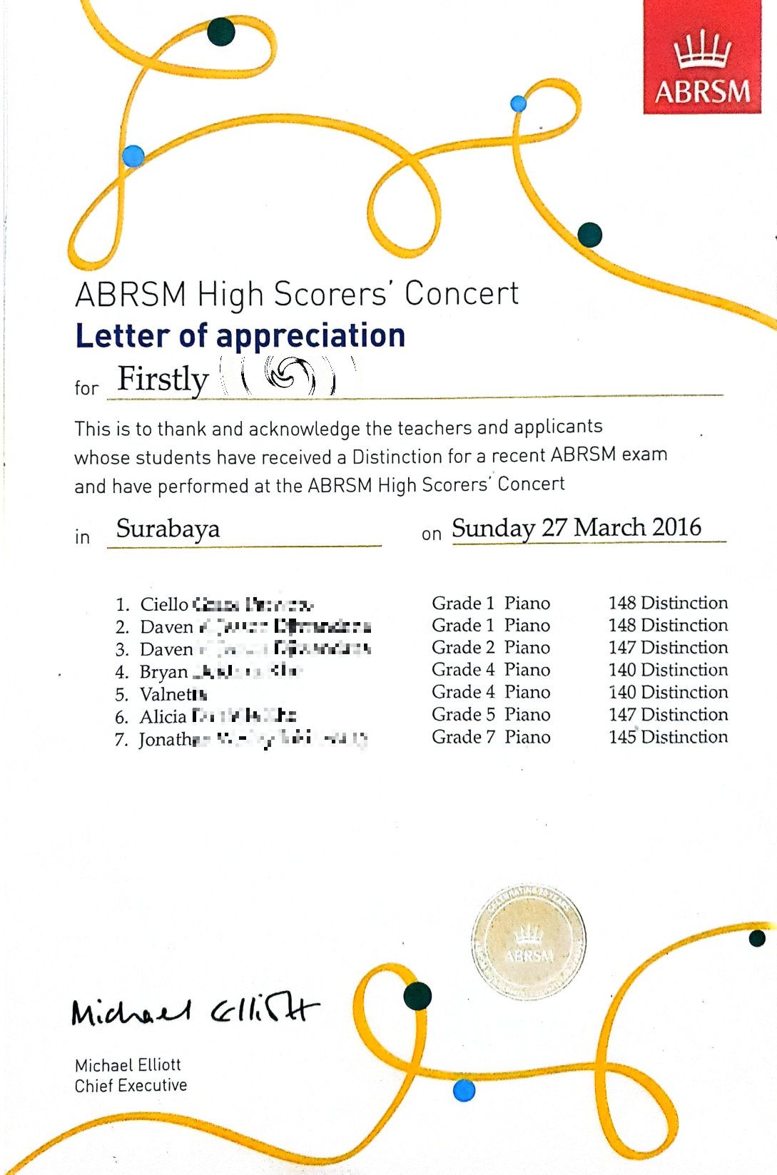 Portrait Certificate 1